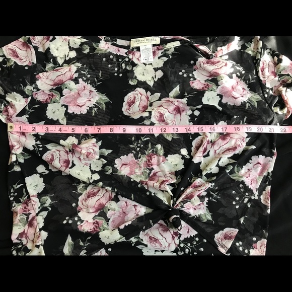 Urban Rebel Floral Sheer Shirt - Picture 7 of 7